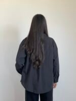 Laya Oversize Shirt black – Image 2