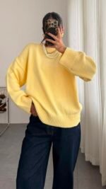 Elyra yellow sweater