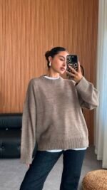 Elyra mink sweater