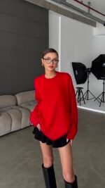 Elyra red sweater – Image 3